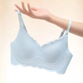 Lenjeria de corp sexy de înaltă calitate, fără cusuri, pentru femei, fără jante, este mică și confortabilă pentru a primi sânii Sutienul subțire pentru femei