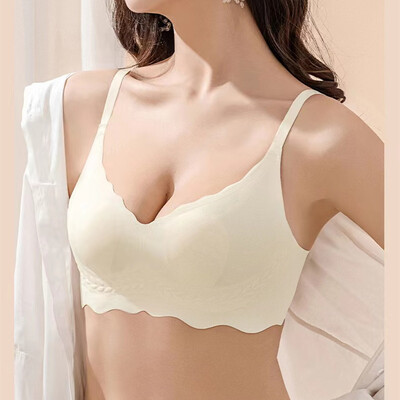 Lenjeria de corp sexy de înaltă calitate, fără cusuri, pentru femei, fără jante, este mică și confortabilă pentru a primi sânii Sutienul subțire pentru femei