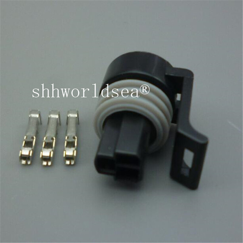 Shhworldsea 1vnt 1,5 mm 3 kontaktų automobilinė vandeniui atspari automobilių alyva kuro slėgio jutiklio jungties kištukas 12110192 12065287 12078090
