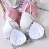 Modni bežični grudnjak s trokutastim košaricama Bešavni tanki remen Yoga Sportski grudnjak Donje rublje Donje rublje Grudnjak s jastučićem Dnevni