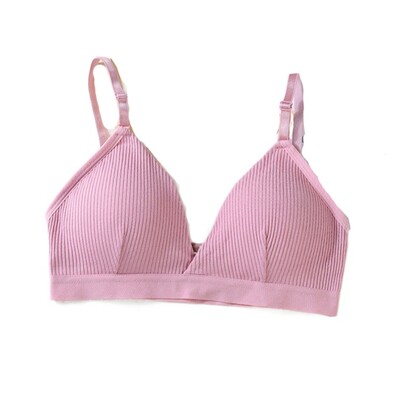 Modni bežični grudnjak s trokutastim košaricama Bešavni tanki remen Yoga Sportski grudnjak Donje rublje Donje rublje Grudnjak s jastučićem Dnevni