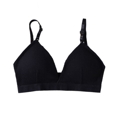 Modni bežični grudnjak s trokutastim košaricama Bešavni tanki remen Yoga Sportski grudnjak Donje rublje Donje rublje Grudnjak s jastučićem Dnevni