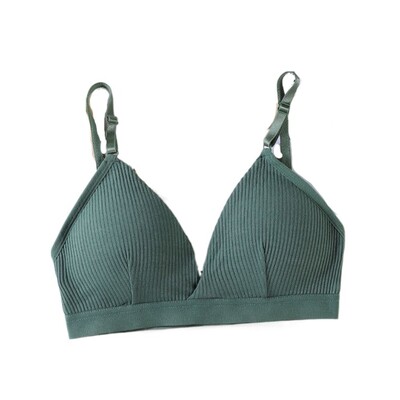 Modni bežični grudnjak s trokutastim košaricama Bešavni tanki remen Yoga Sportski grudnjak Donje rublje Donje rublje Grudnjak s jastučićem Dnevni