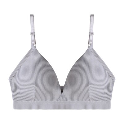 Modni bežični grudnjak s trokutastim košaricama Bešavni tanki remen Yoga Sportski grudnjak Donje rublje Donje rublje Grudnjak s jastučićem Dnevni