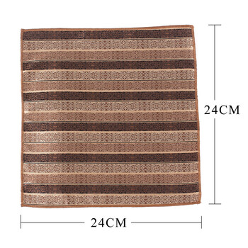 3 Jacquard Pocket Square για Άντρες Γυναικεία Floral Πετσέτα στήθους Hanky Gentlemen Hankies Ανδρικό κοστούμι Μαντήλι πετσέτα τσέπης Δώρα