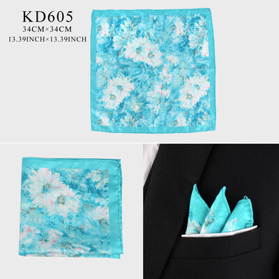 Patrat de buzunar cu imprimeu nou pentru bărbați, femei, batiste cu imprimare florală, batiste pentru bărbați, costume moi, batistă pătrată, prosoape, eșarfe