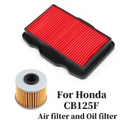 Element filtera za ulje za zrak za motocikle za Hondu CB125F Čistač filtera za dovod zraka koji se može prati vodom Moto Bike Motor Motor