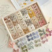 Agrafe de păr pentru copii, Articole pentru cap realizate manual, Accesorii pentru păr pentru bebeluși, Fundițe pentru agrafe de păr din material textil cu acoperire completă pentru fete