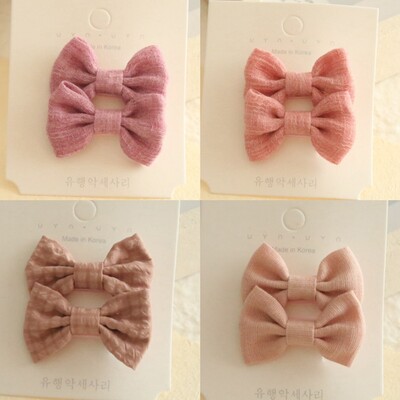 Agrafe de păr pentru copii, Articole pentru cap realizate manual, Accesorii pentru păr pentru bebeluși, Fundițe pentru agrafe de păr din material textil cu acoperire completă pentru fete