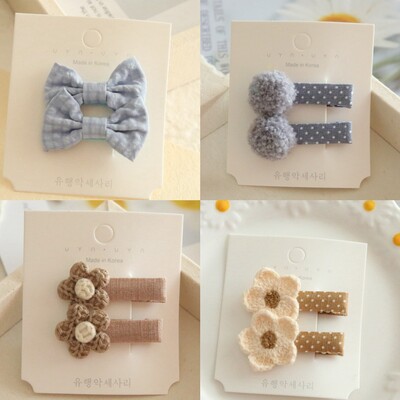 Agrafe de păr pentru copii, Articole pentru cap realizate manual, Accesorii pentru păr pentru bebeluși, Fundițe pentru agrafe de păr din material textil cu acoperire completă pentru fete