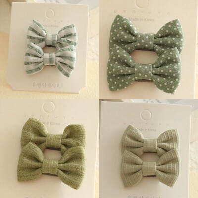 Agrafe de păr pentru copii, Articole pentru cap realizate manual, Accesorii pentru păr pentru bebeluși, Fundițe pentru agrafe de păr din material textil cu acoperire completă pentru fete