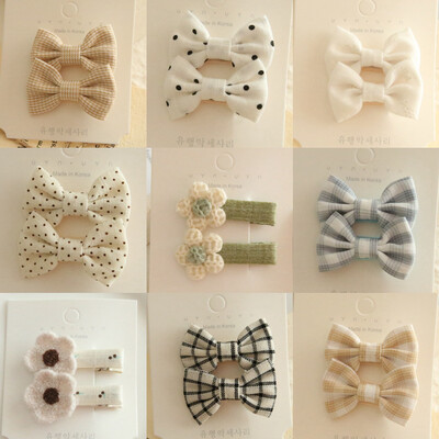 Agrafe de păr pentru copii, Articole pentru cap realizate manual, Accesorii pentru păr pentru bebeluși, Fundițe pentru agrafe de păr din material textil cu acoperire completă pentru fete