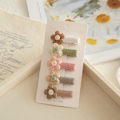 Agrafe de păr pentru copii, Articole pentru cap realizate manual, Accesorii pentru păr pentru bebeluși, Fundițe pentru agrafe de păr din material textil cu acoperire completă pentru fete