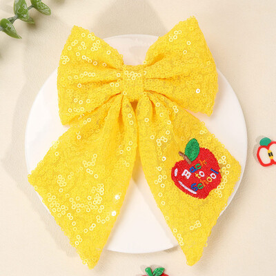 2 buc. Agrafe de păr brodate cu flori pentru fete Agrafe drăguțe cu fundiță pentru copii, panglici, accesorii pentru păr