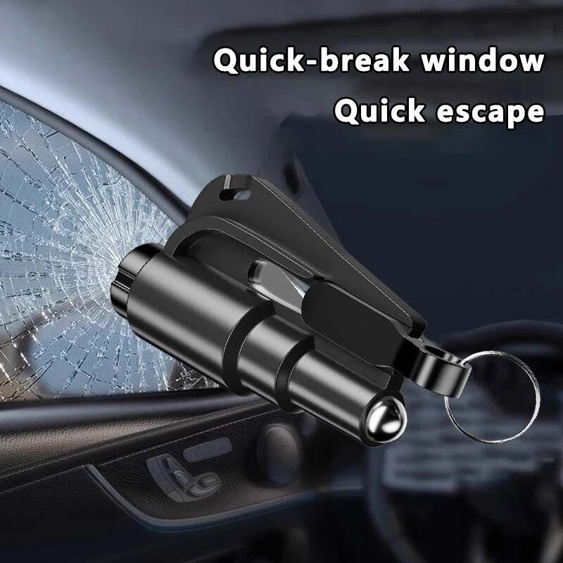 3 ühes multifunktsionaalne autoklaasi purustatud aknahaamriga auto koos päästehaamriga hädaabiauto turvavöö lõikuriga