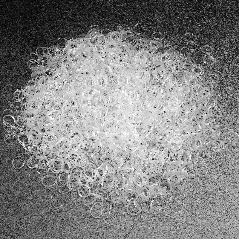 1500 gab. Meiteņu vienreizējās lietošanas gumijas lentes, kastītas, elastīgas matu lentes Galvas lentes bērniem zirgastes turētājs lentes bērnu matu aksesuāri