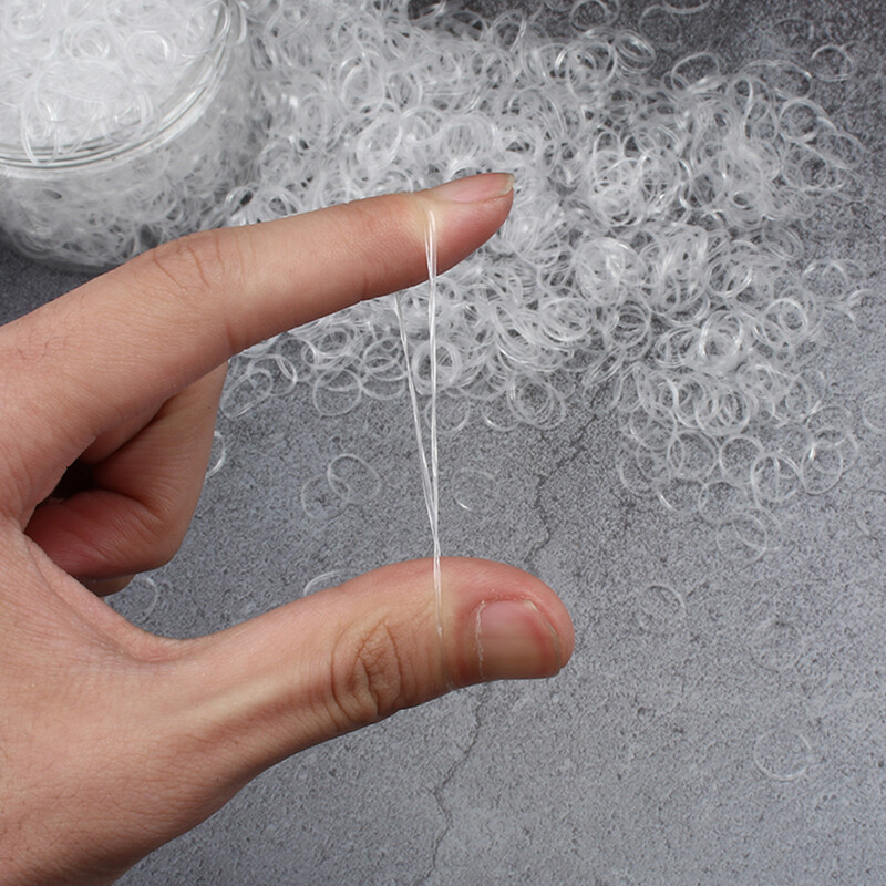 1500 gab. Meiteņu vienreizējās lietošanas gumijas lentes, kastītas, elastīgas matu lentes Galvas lentes bērniem zirgastes turētājs lentes bērnu matu aksesuāri