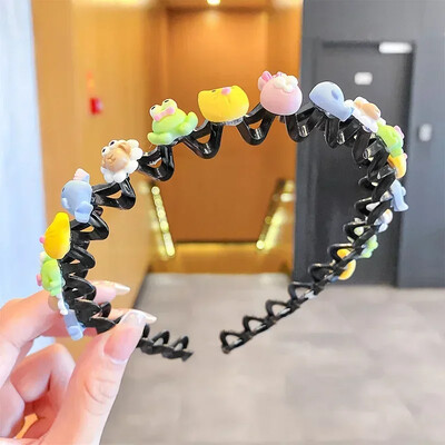 Dodaci za kosu za djevojčice Vezice Trake za glavu Bandeaux Scrunchie Bandana Modna traka za kosu Korejska tijara Cheveux Fille Kids Slatka