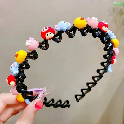 Dodaci za kosu za djevojčice Vezice Trake za glavu Bandeaux Scrunchie Bandana Modna traka za kosu Korejska tijara Cheveux Fille Kids Slatka