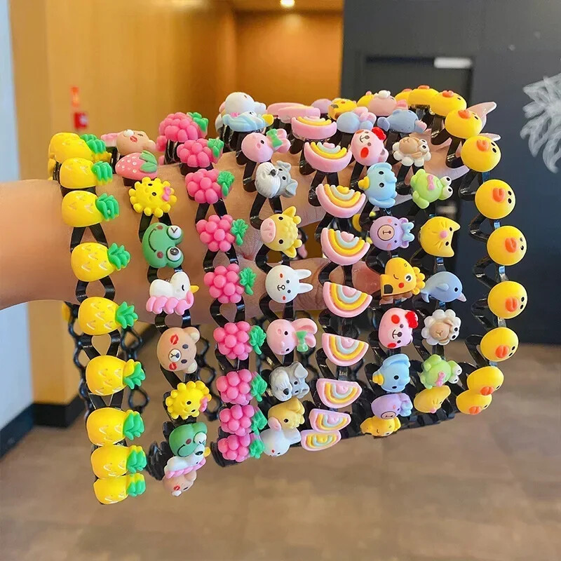 Dodaci za kosu za djevojčice Vezice Trake za glavu Bandeaux Scrunchie Bandana Modna traka za kosu Korejska tijara Cheveux Fille Kids Slatka