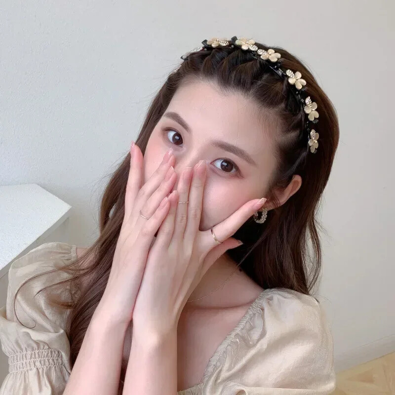 Dodaci za kosu za djevojčice Vezice Trake za glavu Bandeaux Scrunchie Bandana Modna traka za kosu Korejska tijara Cheveux Fille Kids Slatka