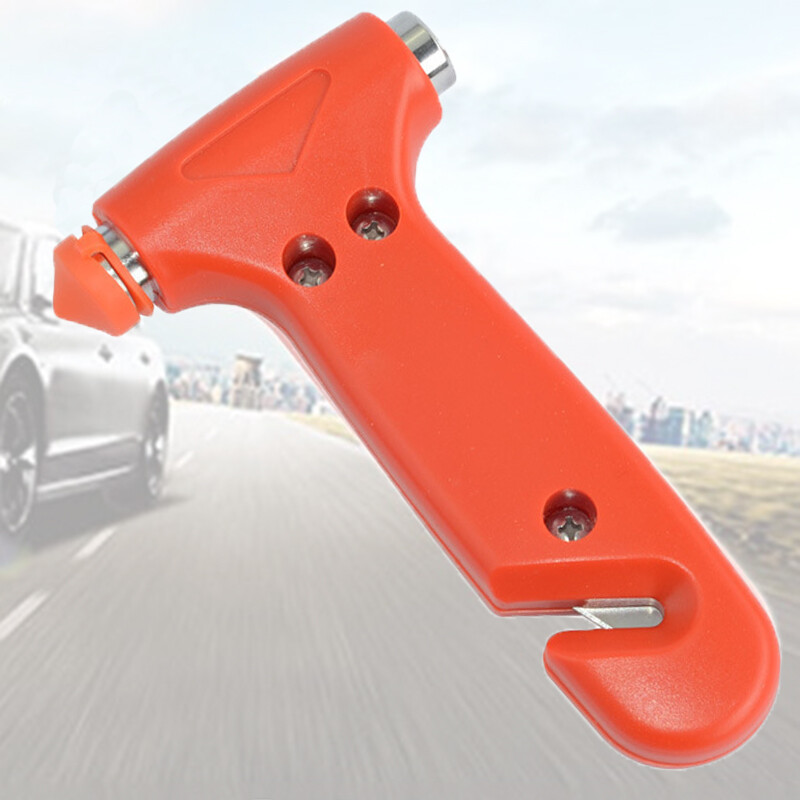 Automobilio saugos plaktukas, automatinis avarinio stiklo lango ištraukiklis, nupjautas saugos diržas, avarinis gelbėjimo įrankis, transporto priemonės, automobilio saugos priedai