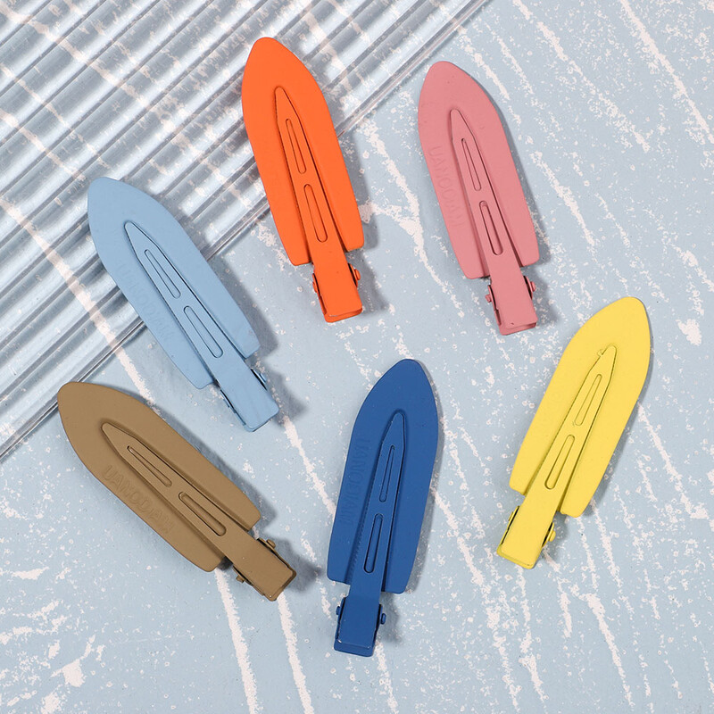 10Pcs/Set Jednobojna mat kopča za kosu Žene Djevojke Ins Fashion Traceless Wash Face Clip Pokrivala za glavu Korejski dodaci za kosu