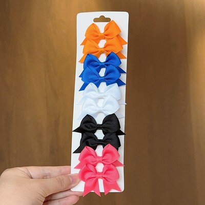 10 bucăți/set agrafe de păr BB solide pentru fete drăguțe, panglică, fundițe, agrafe de boutique, agrafe, accesorii pentru păr pentru copii, cadouri