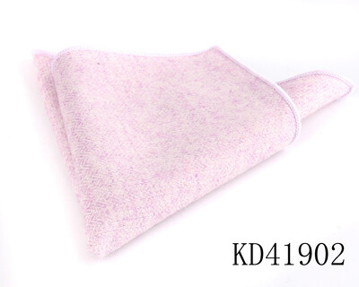 Batistă de lână de modă pentru bărbați Costum pătrat de buzunar în carouri de lână Hankies de afaceri cu model de heringbone prosop de buzunar în carouri