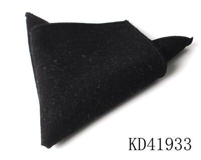 Batistă de lână de modă pentru bărbați Costum pătrat de buzunar în carouri de lână Hankies de afaceri cu model de heringbone prosop de buzunar în carouri