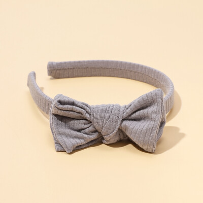 Accesorii pentru bebeluși pentru nou-născut copii mici, fetiță, băiat, bentiță, culoare uni, cerc de păr, accesorii de păr cu fundă atmosferică simplă