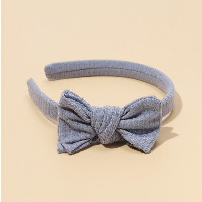 Accesorii pentru bebeluși pentru nou-născut copii mici, fetiță, băiat, bentiță, culoare uni, cerc de păr, accesorii de păr cu fundă atmosferică simplă