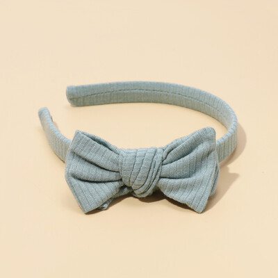 Accesorii pentru bebeluși pentru nou-născut copii mici, fetiță, băiat, bentiță, culoare uni, cerc de păr, accesorii de păr cu fundă atmosferică simplă