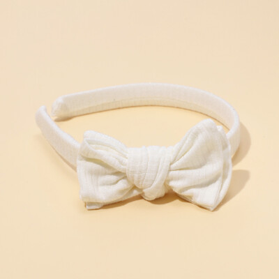 Accesorii pentru bebeluși pentru nou-născut copii mici, fetiță, băiat, bentiță, culoare uni, cerc de păr, accesorii de păr cu fundă atmosferică simplă