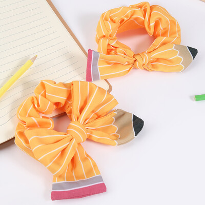 Set kopči za kosu s mašnom od 2 komada za djevojčice, slatka traka za kosu s mašnom u obliku olovke, dodaci za kosu za djevojčice, dječji darovi