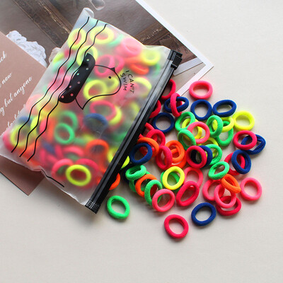 100 komada 2 CM dječje elastične gumice za kosu Gumica za gumu za djevojčice Gumica za djecu Najlonske gumice za kosu Traka za kosu Dodaci za kosu za bebe