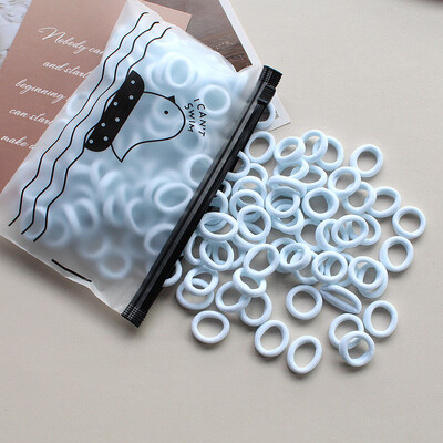 100 komada 2 CM dječje elastične gumice za kosu Gumica za gumu za djevojčice Gumica za djecu Najlonske gumice za kosu Traka za kosu Dodaci za kosu za bebe