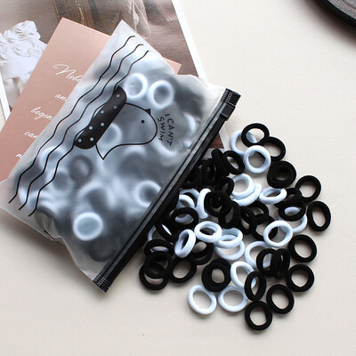 100 komada 2 CM dječje elastične gumice za kosu Gumica za gumu za djevojčice Gumica za djecu Najlonske gumice za kosu Traka za kosu Dodaci za kosu za bebe