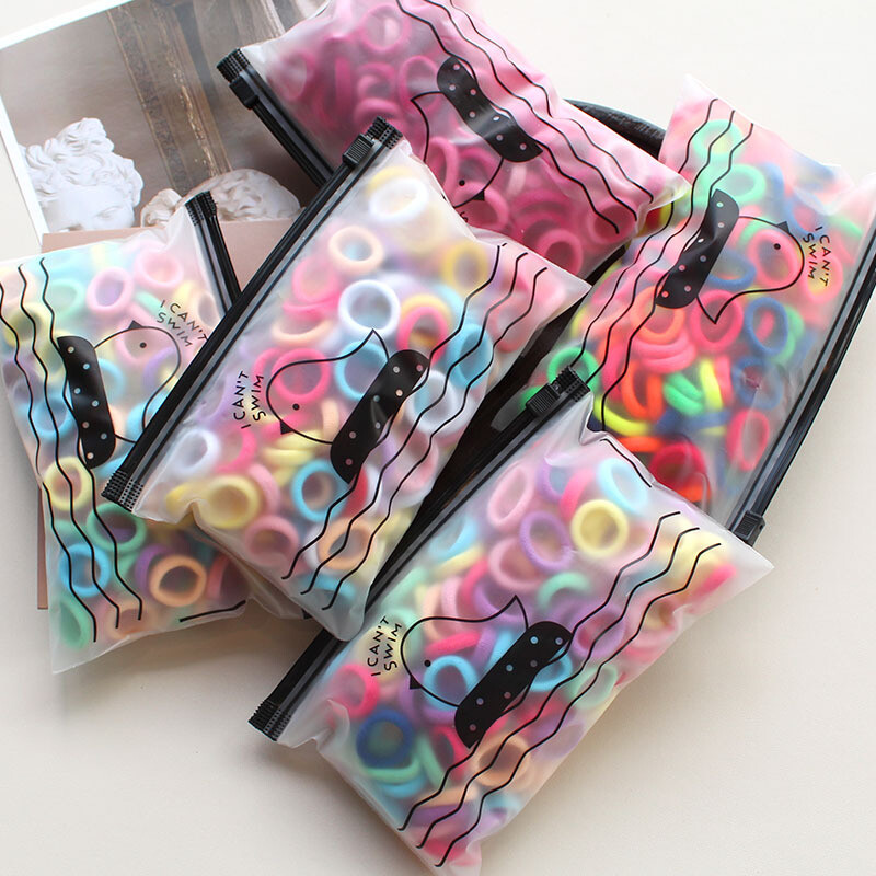 100 komada 2 CM dječje elastične gumice za kosu Gumica za gumu za djevojčice Gumica za djecu Najlonske gumice za kosu Traka za kosu Dodaci za kosu za bebe