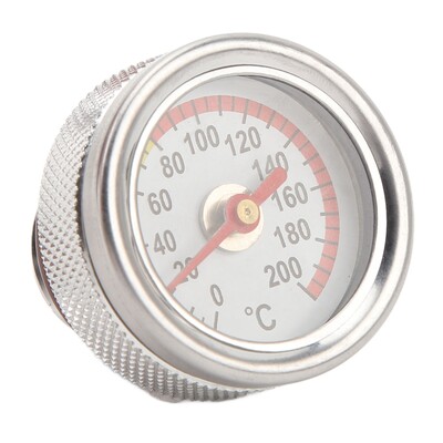 Indicator de temperatură a uleiului de motor M20 X 1,5 0 până la 200 ℃ Instalare ușoară Indicator de temperatură a uleiului pentru motociclete din metal