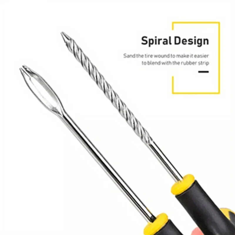 Automobilių motociklų padangų taisymo rinkinys Pradūrimo kamščio įrankiai Padangų pradūrimo avarinis padangų juostelių maišymo klijų taisymo įrankių rinkinys