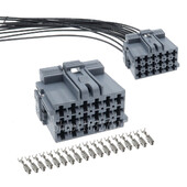 1 Σετ 18 ακίδων 8-968974-1 1-967629-1 Αρσενικό θηλυκό βύσμα αυτόματο βύσμα Ασφράγιστη υποδοχή καλωδίωσης ηλεκτρικού καλωδίου με ακροδέκτες