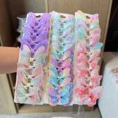 10 gab. Masīvi tauriņveida matu loki un matu sprādzes zīdaiņiem, ādai, bērniem, matu aksesuāri, matu sprādzes, galvassegas, dāvana