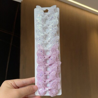 10 gab. Masīvi tauriņveida matu loki un matu sprādzes zīdaiņiem, ādai, bērniem, matu aksesuāri, matu sprādzes, galvassegas, dāvana