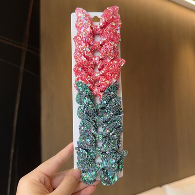 10 gab. Masīvi tauriņveida matu loki un matu sprādzes zīdaiņiem, ādai, bērniem, matu aksesuāri, matu sprādzes, galvassegas, dāvana