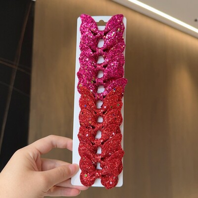 10 gab. Masīvi tauriņveida matu loki un matu sprādzes zīdaiņiem, ādai, bērniem, matu aksesuāri, matu sprādzes, galvassegas, dāvana