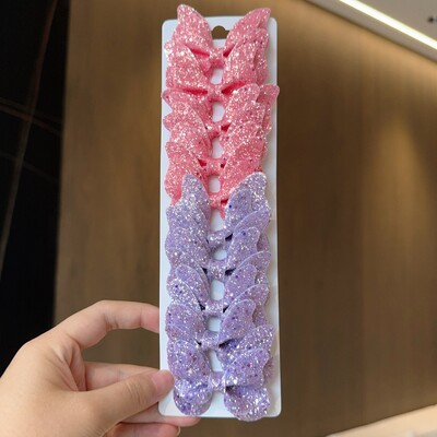 10 gab. Masīvi tauriņveida matu loki un matu sprādzes zīdaiņiem, ādai, bērniem, matu aksesuāri, matu sprādzes, galvassegas, dāvana