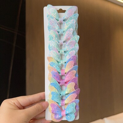 10 gab. Masīvi tauriņveida matu loki un matu sprādzes zīdaiņiem, ādai, bērniem, matu aksesuāri, matu sprādzes, galvassegas, dāvana