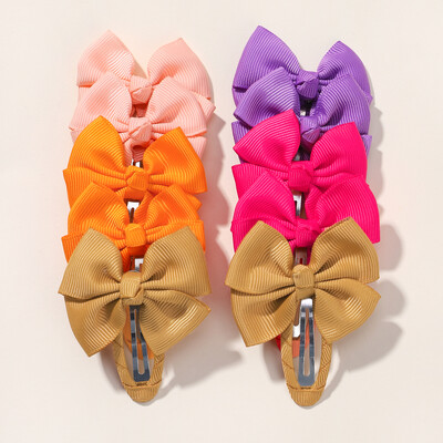 10 bucăți/lot cleme de păr de iepure cu flori cu sclipici pentru fete drăguțe BB agrafe de păr lucrate manual Barrette accesorii de păr la modă pentru copii