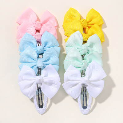 10 bucăți/lot cleme de păr de iepure cu flori cu sclipici pentru fete drăguțe BB agrafe de păr lucrate manual Barrette accesorii de păr la modă pentru copii